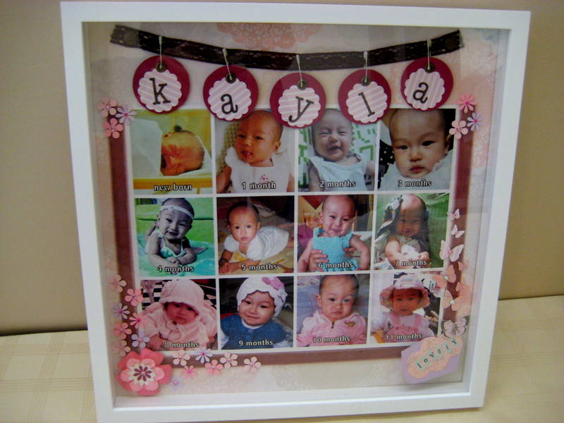 Fluffyheartz ♥ Photo frame for baby