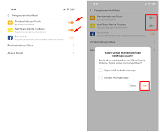 Cara Menghilangkan Notifikasi Berita UC News di UC Browser Android