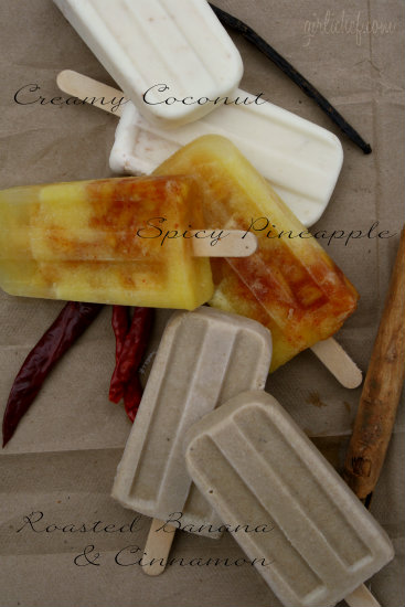 <b>A Trio of Tropical Pops</b> <i>...inspired by The Mistress of Spices {food 'n flix}</i>