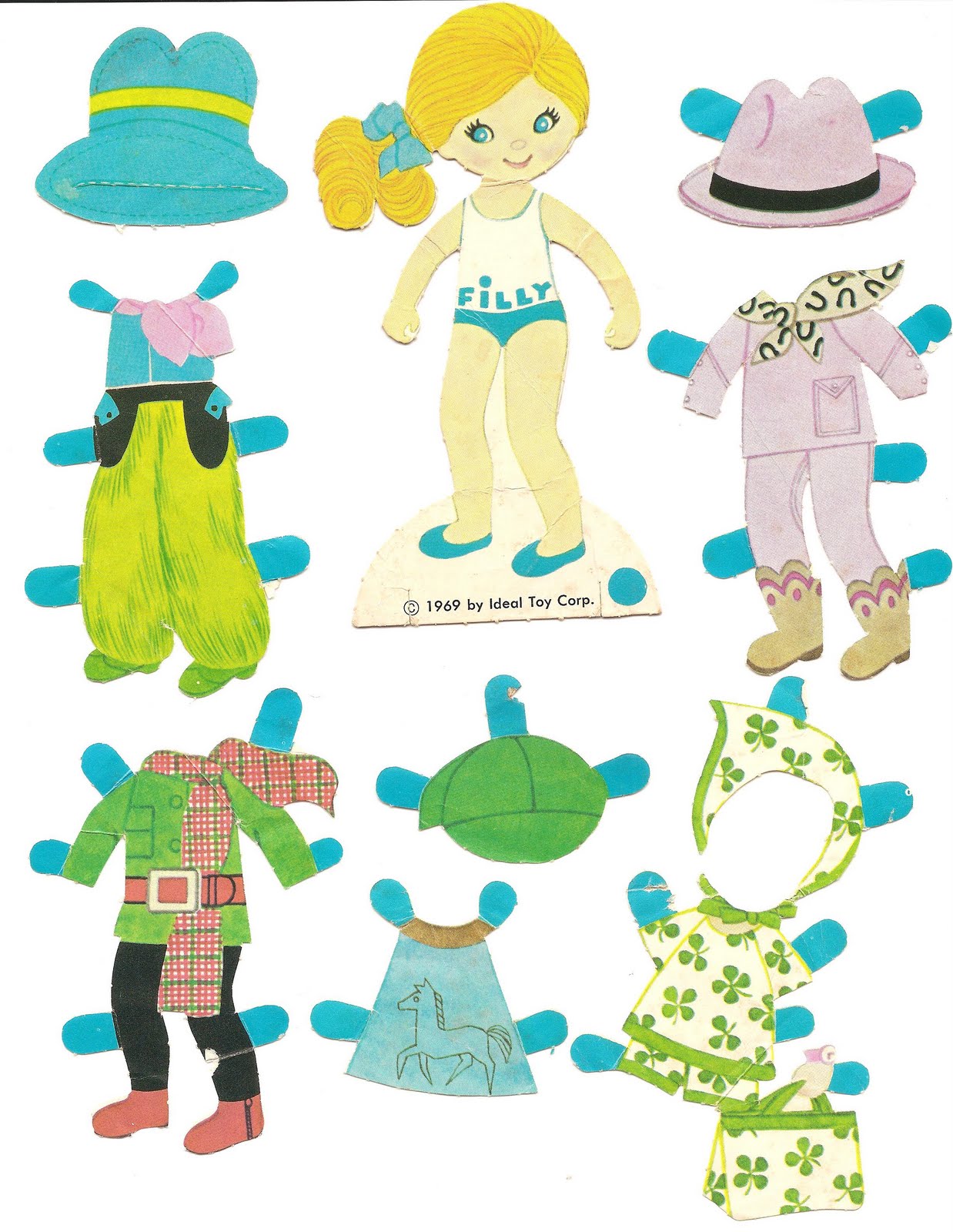 Mostly Paper Dolls: Flatsy Paper Dolls - FILLY