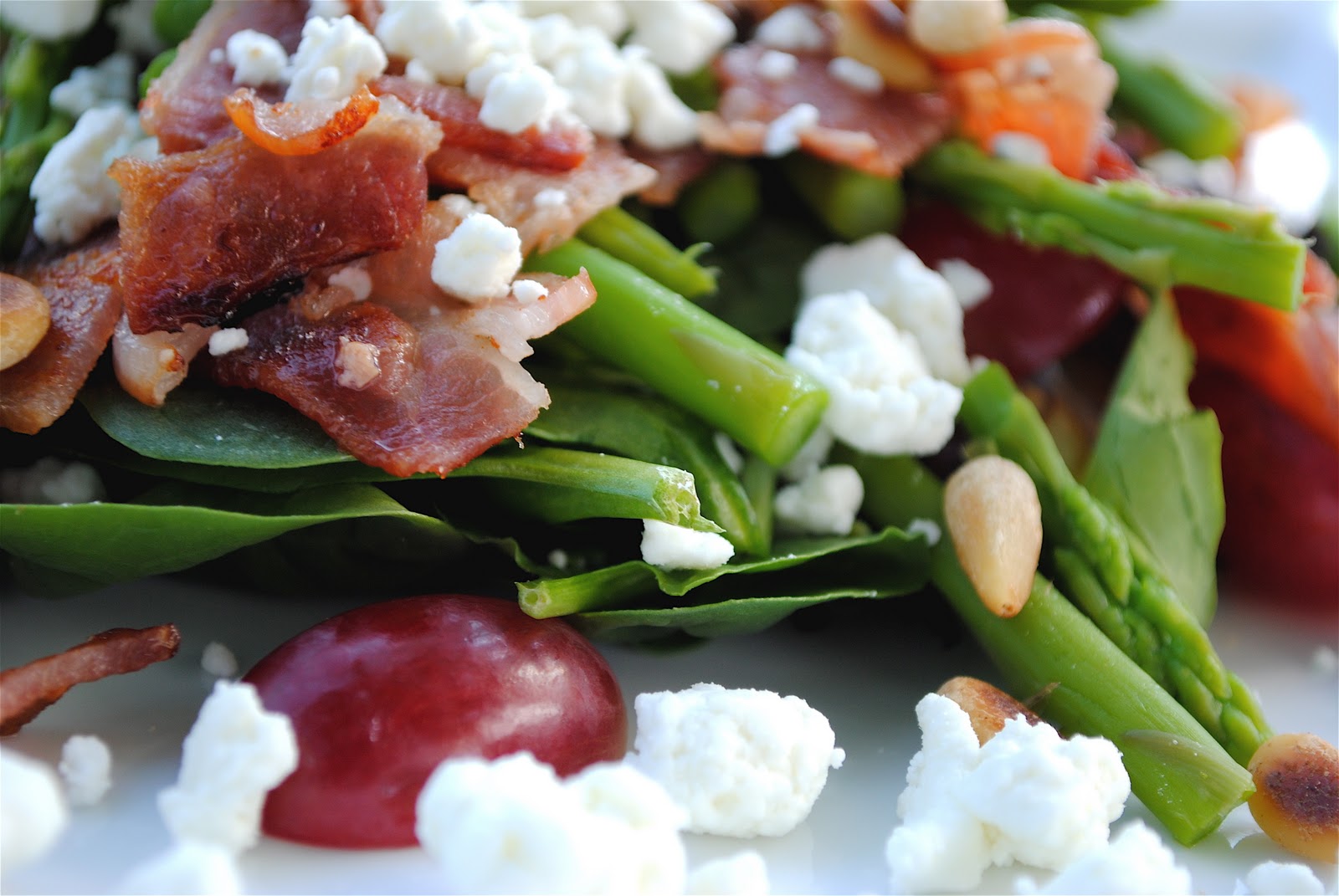 Recipe Doodle SOUTHWEST PASTA SALAD and SEARED PEAR, BACON AND ARUGULA