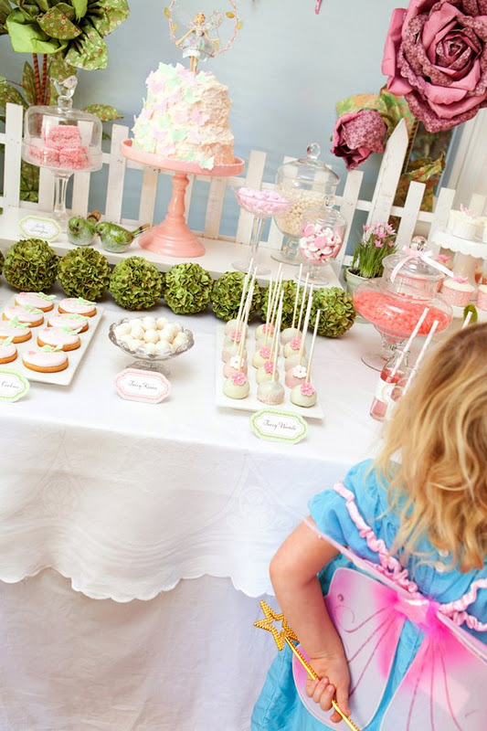 Kara's Party Ideas Fairy Garden 3rd Birthday Butterfly Party | Kara's ...