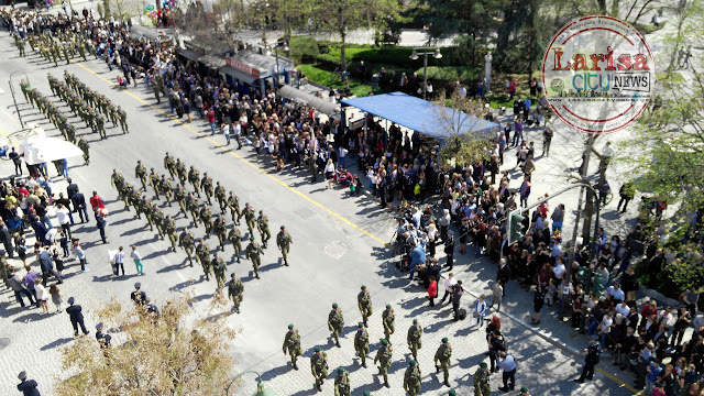 Λαμπρή και με πολύ καλό καιρό η χθεσινή παρέλαση για την 25η Μαρτίου στη Λάρισα - Φωτογραφίες και Βίντεο από τις εορταστικές εκδηλώσεις (ΦΩΤΟ-VIDEO)