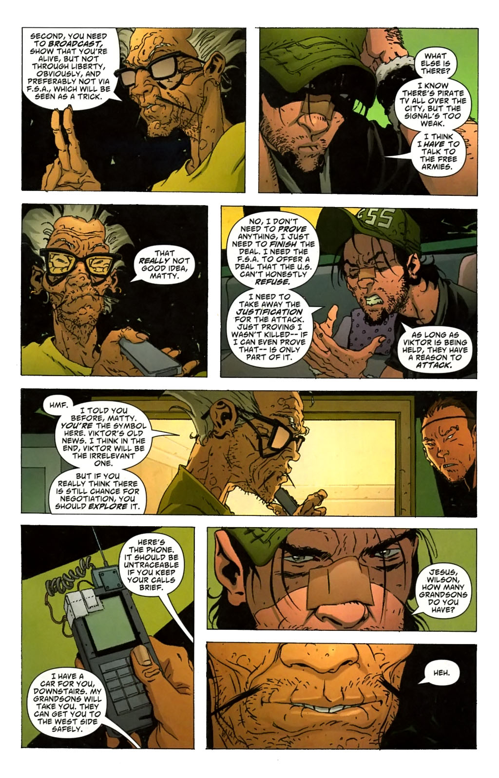 Read online DMZ (2006) comic -  Issue #9 - 11