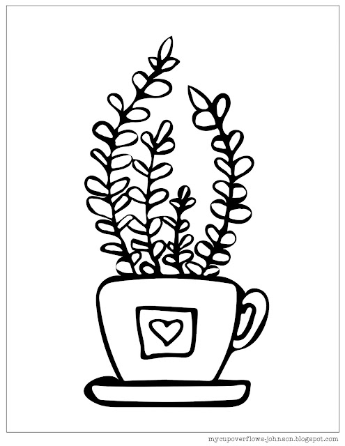 free spring plant coloring pages with Bible verses