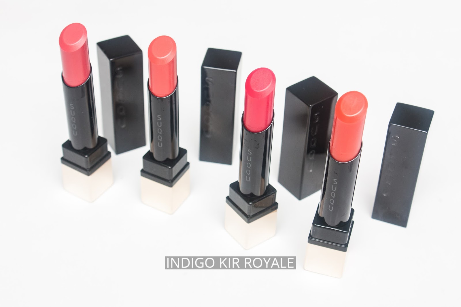 Indigo Kir Royale: THOUGHTS & SWATCHES  SUQQU EXTRA GLOW LIPSTICKS FROM  THE AW16 COLLECTION