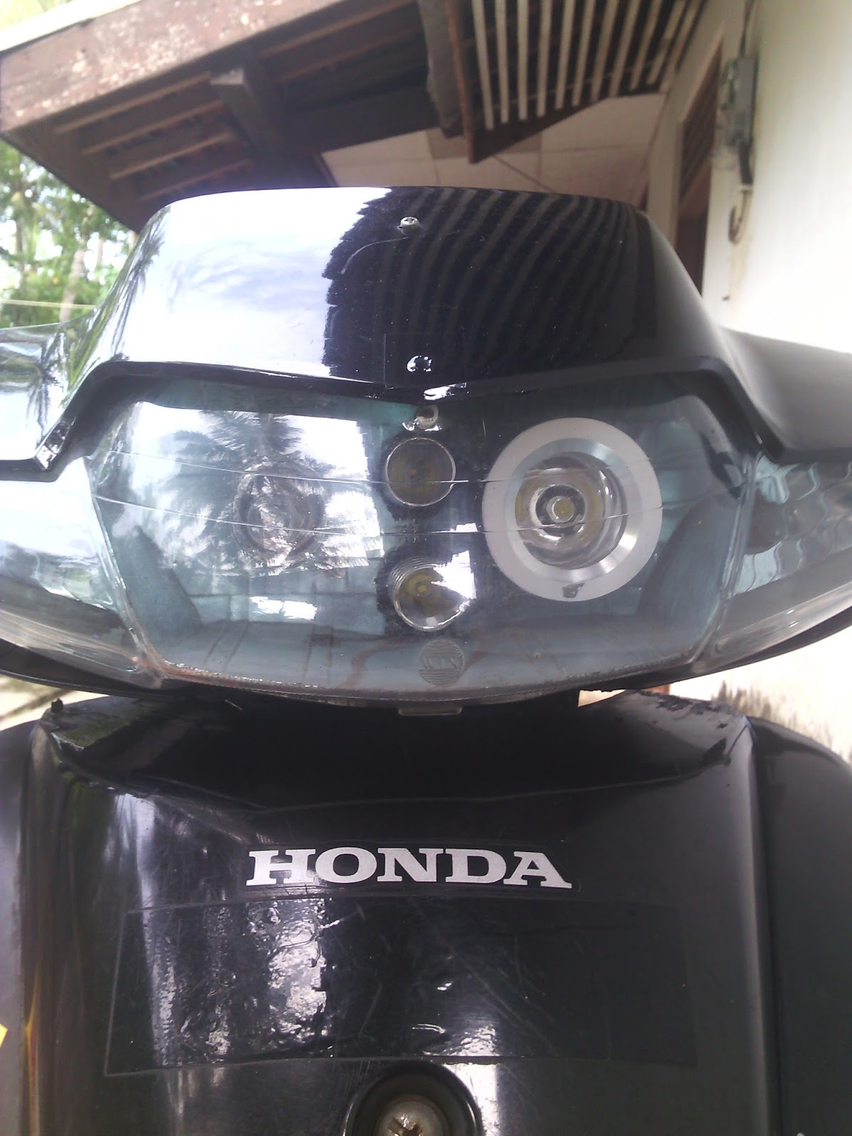 ZAPT777 Pasang Lampu Tembak LED Di Honda Supra Fit Old ZAPT777 Pasang Lampu Tembak LED Di Honda Supra Fit Old