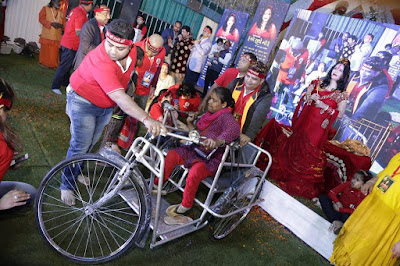 Radhe Maa Distributes Free Wheelchairs To The Disabled Individuals-Delhi
