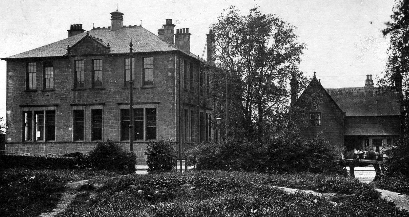 Tour Scotland Old Photograph Cardonald School Glasgow Scotland