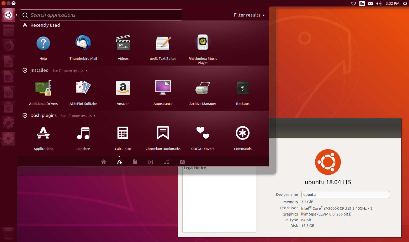 weatherdesk ubuntu