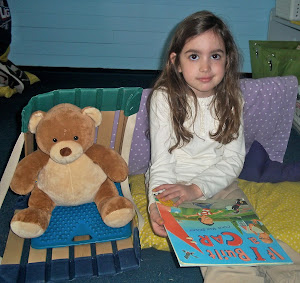 Sinclair and a friend reading!