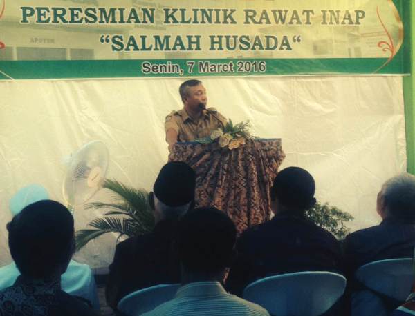 Klinik Rawat Inap Salmah Husada Diresmikan, Rahman: Luar Biasa..!