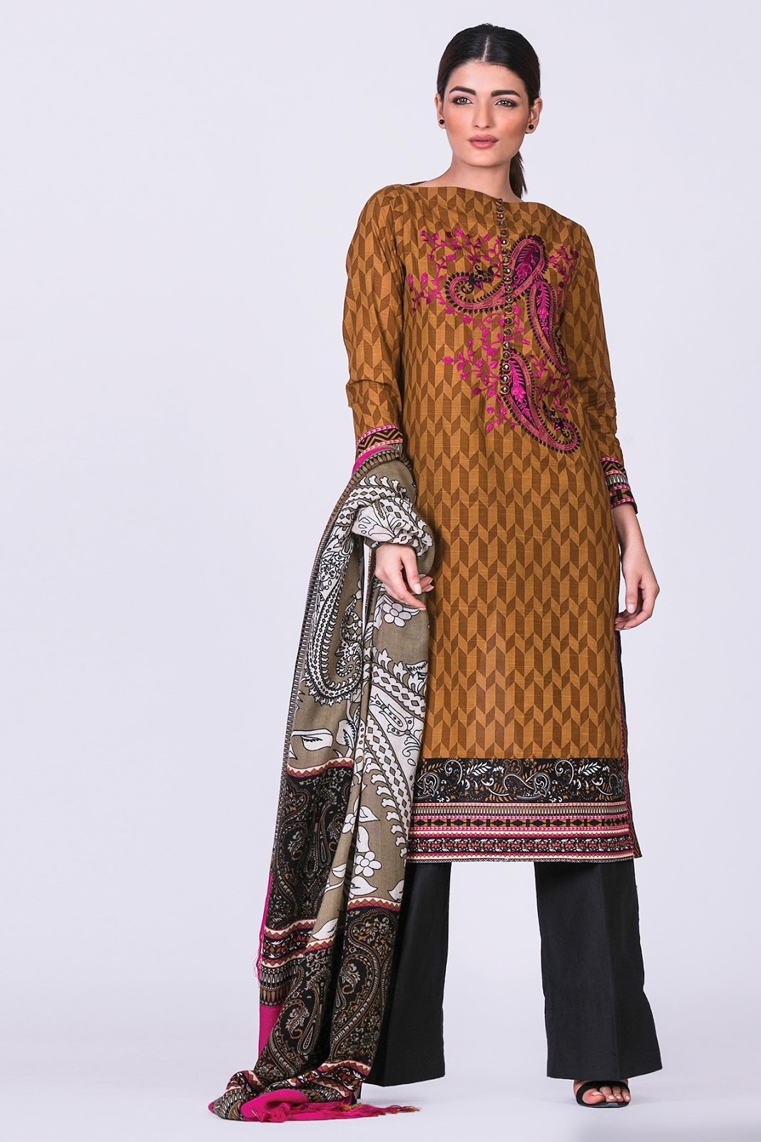 Alkaram Studio Unstitched FALL WINTER COLLECTION 3 Piece Khaddar