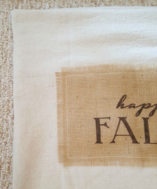 Easy Burlap Pillow plus a Free Printable DIY Beautify Creating