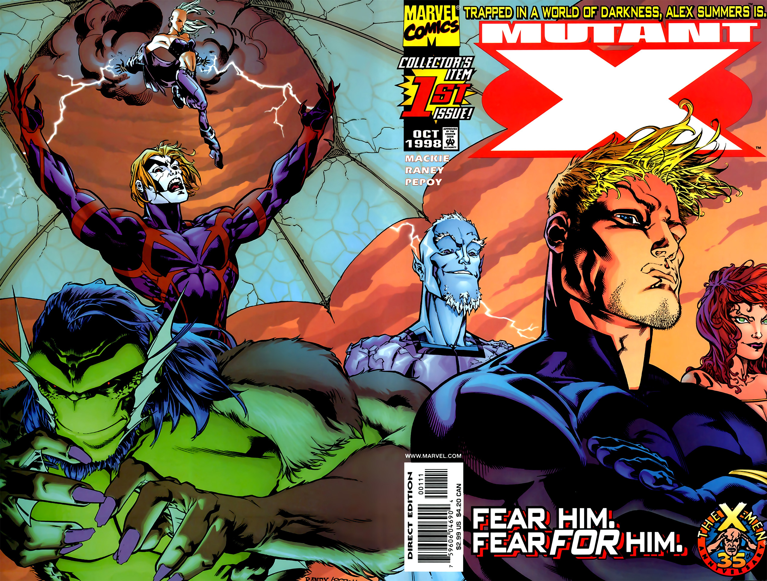Read online Mutant X comic -  Issue #1 - 1