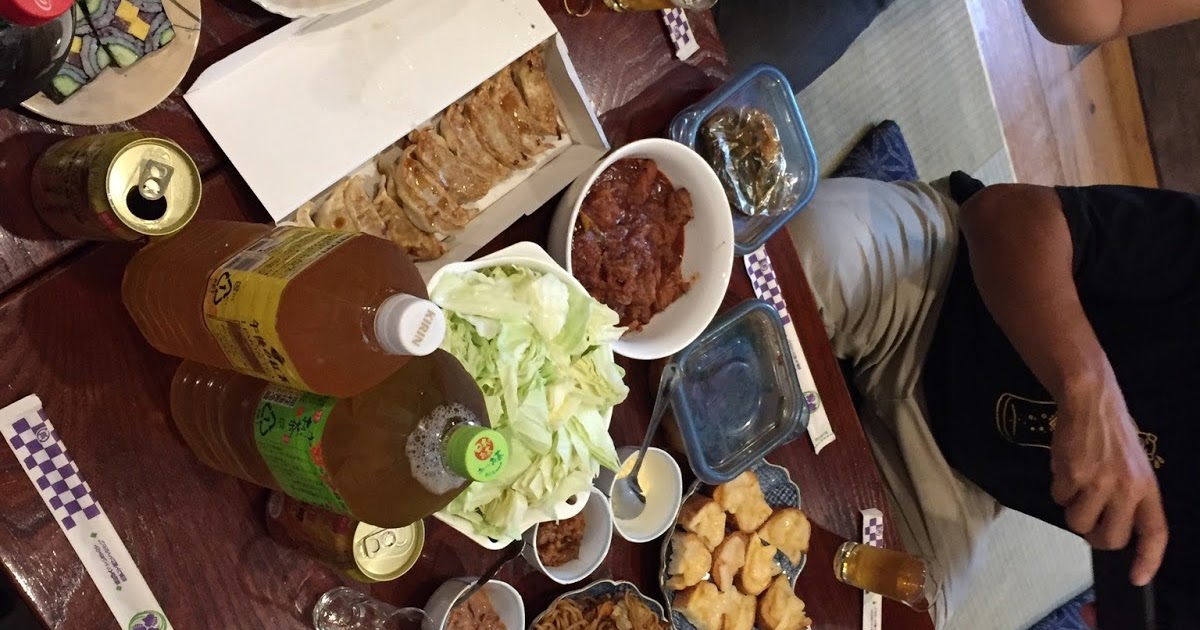 Potluck Party in Gion Ryokan Qbeh Hostel/Guesthouse Blog in Japan