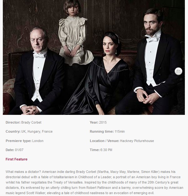 Robert Pattinson en Español Nuevo HQ Still 'La Infancia de un líder