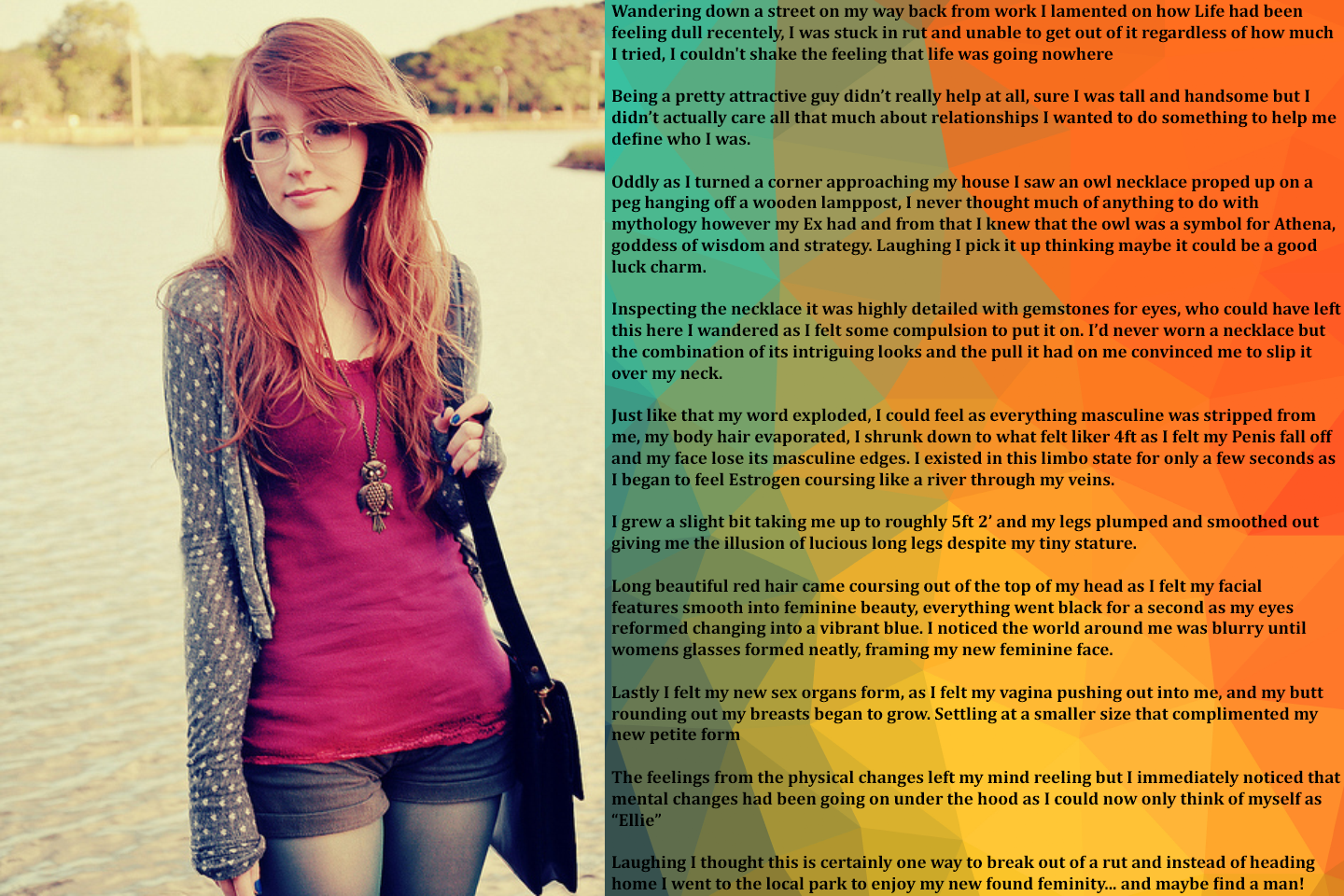 Lost TG Captions Suitcase