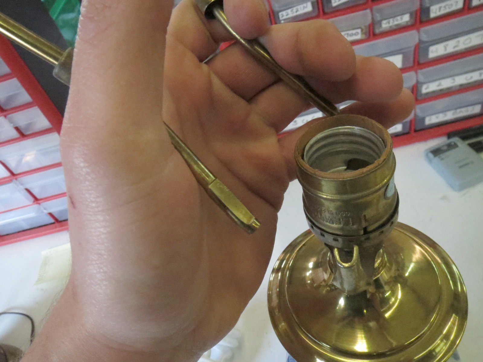 Lamp Parts and Repair Lamp Doctor Porcelain Table Lamp Repair New Socket and Cord