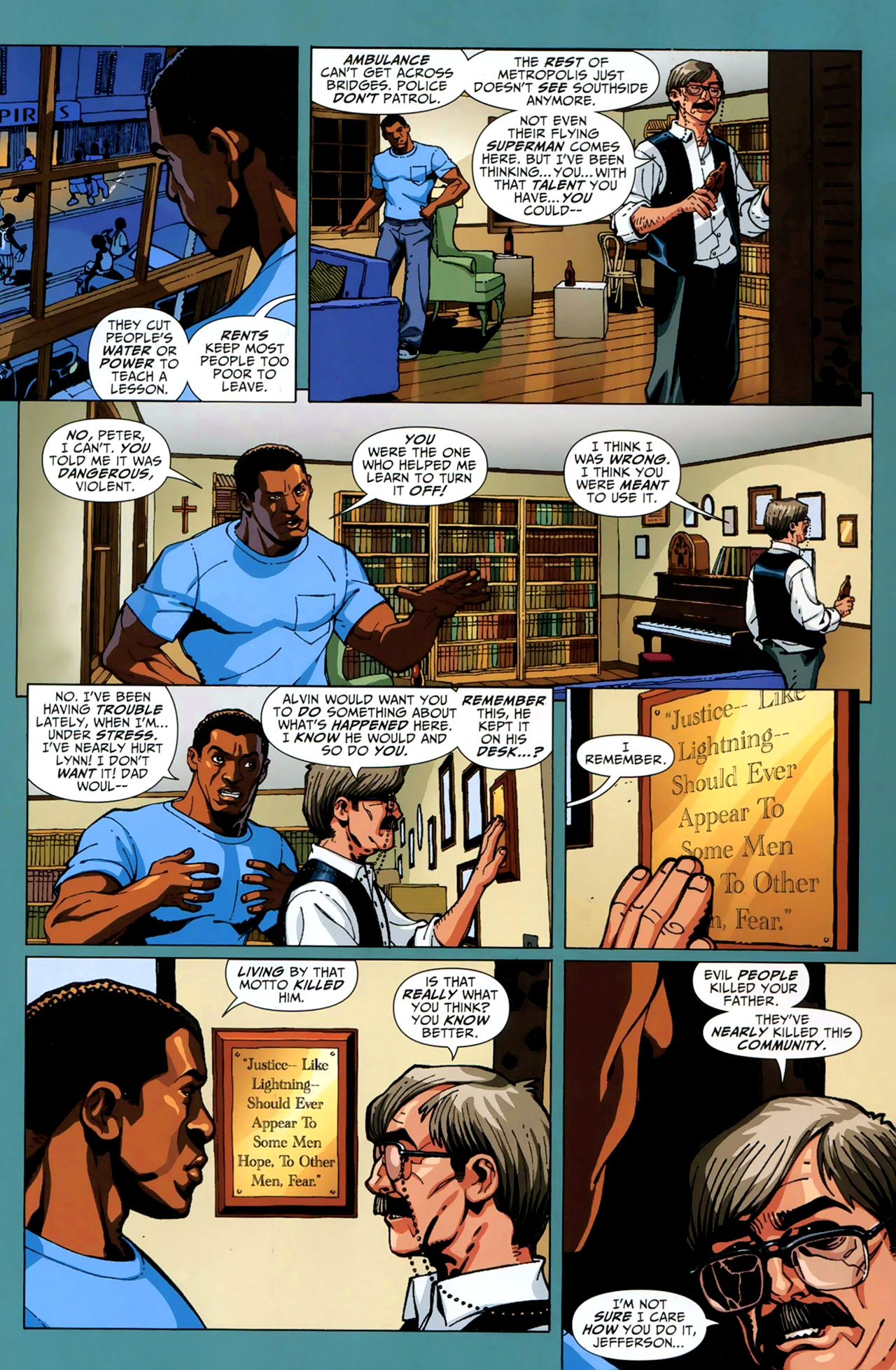 Read online Black Lightning: Year One comic -  Issue #1 - 19