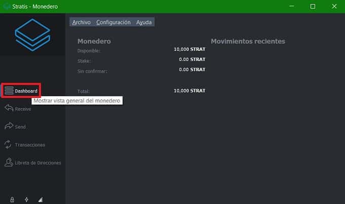 Saldo Monedas STRATIS STRAT Saldo Monedas STRATIS STRAT