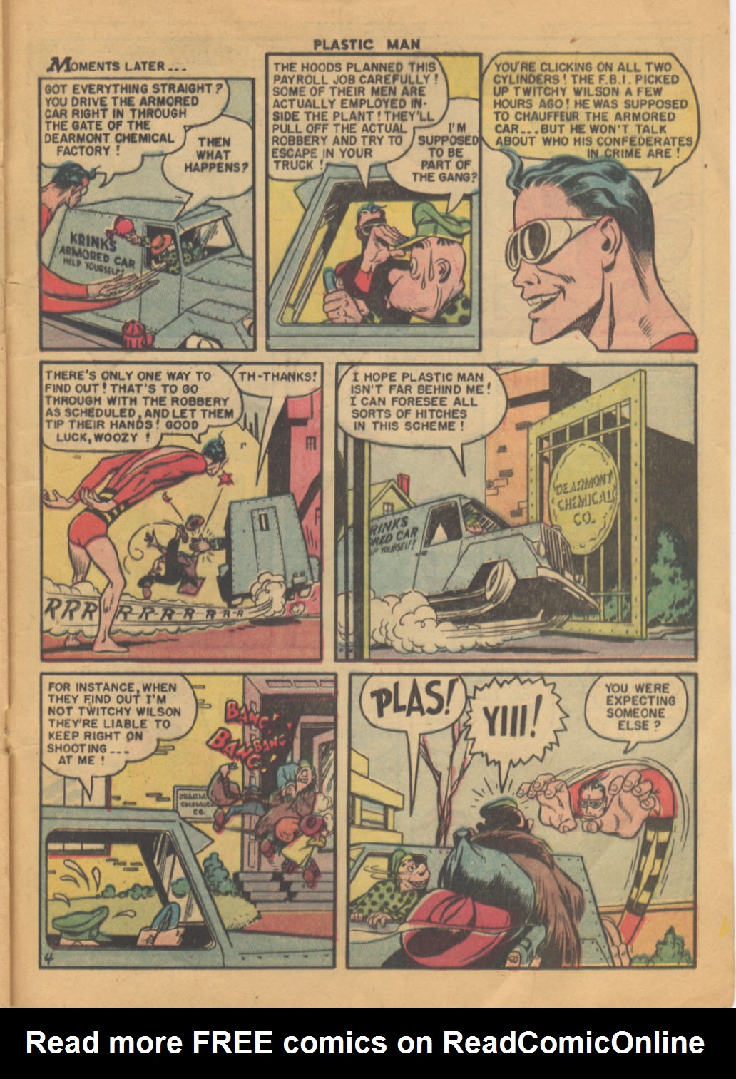 Read online Plastic Man (1943) comic -  Issue #25 - 20