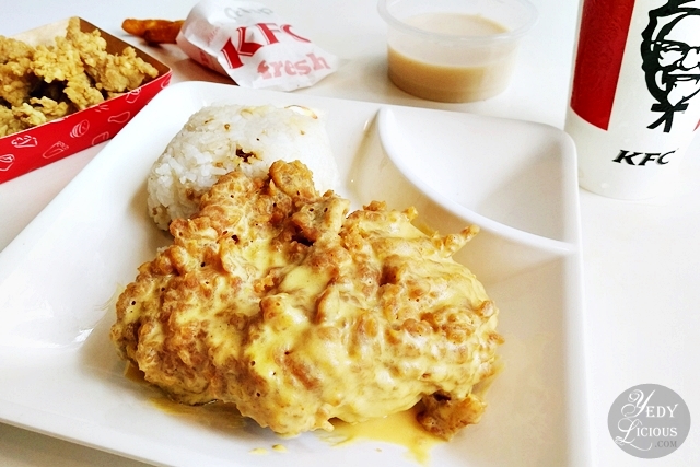 KFC Salted Egg Chicken Philippines KFC Salted Egg Yolk Chicken, New Product Menu of KFC Philippines Blog Review Price Branches Online Delivery Hotline, KFC Salted Egg Yolk Chicken Recipe Facebook Instagram Twitter YedyLicious Manila Food Blog