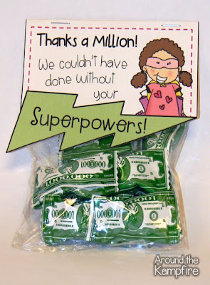 Superhero volunteer gifts