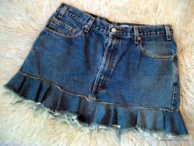 Victoria Velting: jeans to flirty skirt tutorial