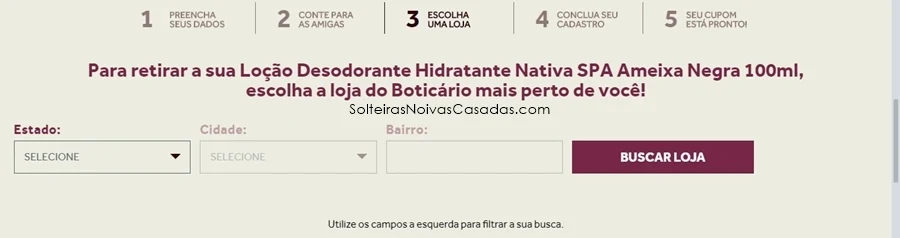 Produto grátis O Boticário Loção Hidratante Desodorante de Nativa Ameixa Negra