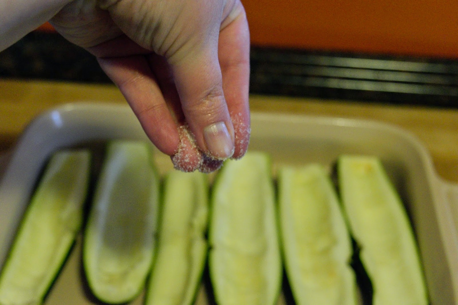 Chicken Parmesan Stuffed Zucchini Boats Recipe The Kitchen Wife