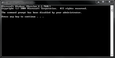 Cara Mengaktifkan Command Prompt (CMD) yang Di-disable Administrator atau Virus