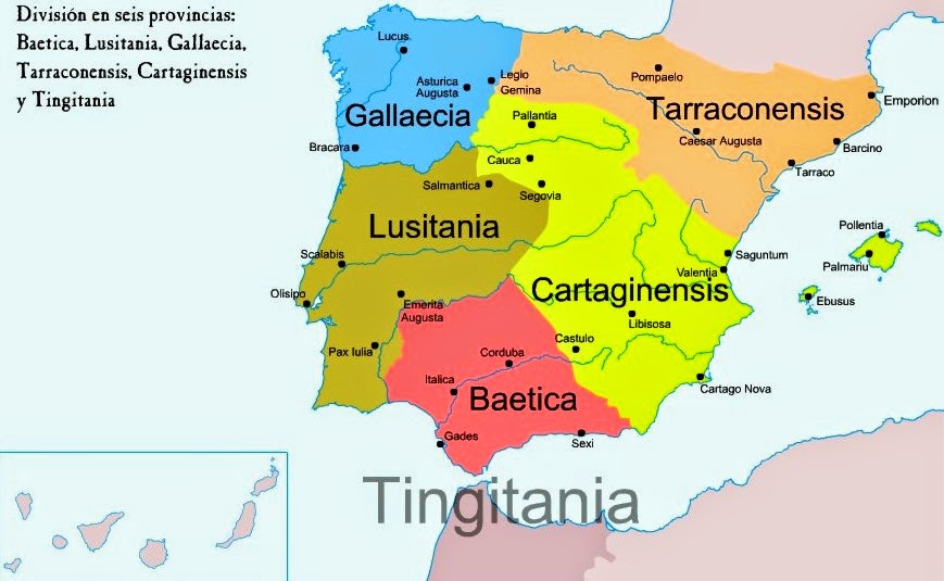 Historia, arte y geo. Mapas de Historia de España. La