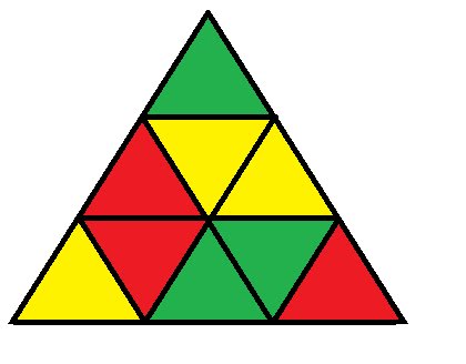 разделить треугольник на три треугольника. треугольник. большой треугольник. разрежь треугольник 2 разрезами на 3 четырехугольника и треугольник. раздели треугольник на три равные части.