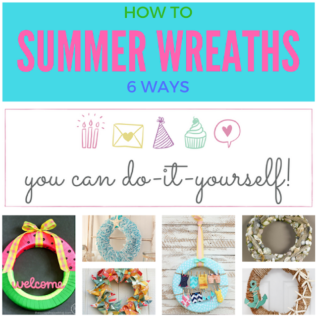 6 DIY Summer Wreaths 6 DIY Summer Wreaths