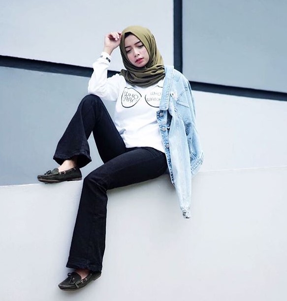 30 Koleksi Fashion Hijab Remaja 2017 Gaya Tomboy Gambar Wanita