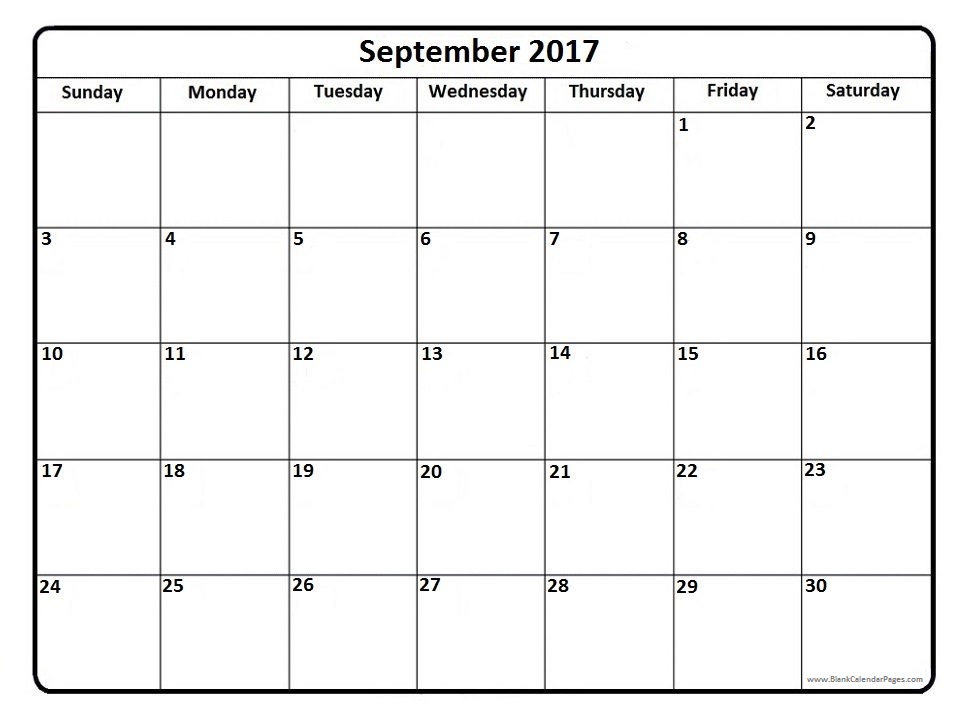 Free Printable Calendar 2018: Free Printable Calendar September Free Printable Calendar 2018: Free Printable Calendar September