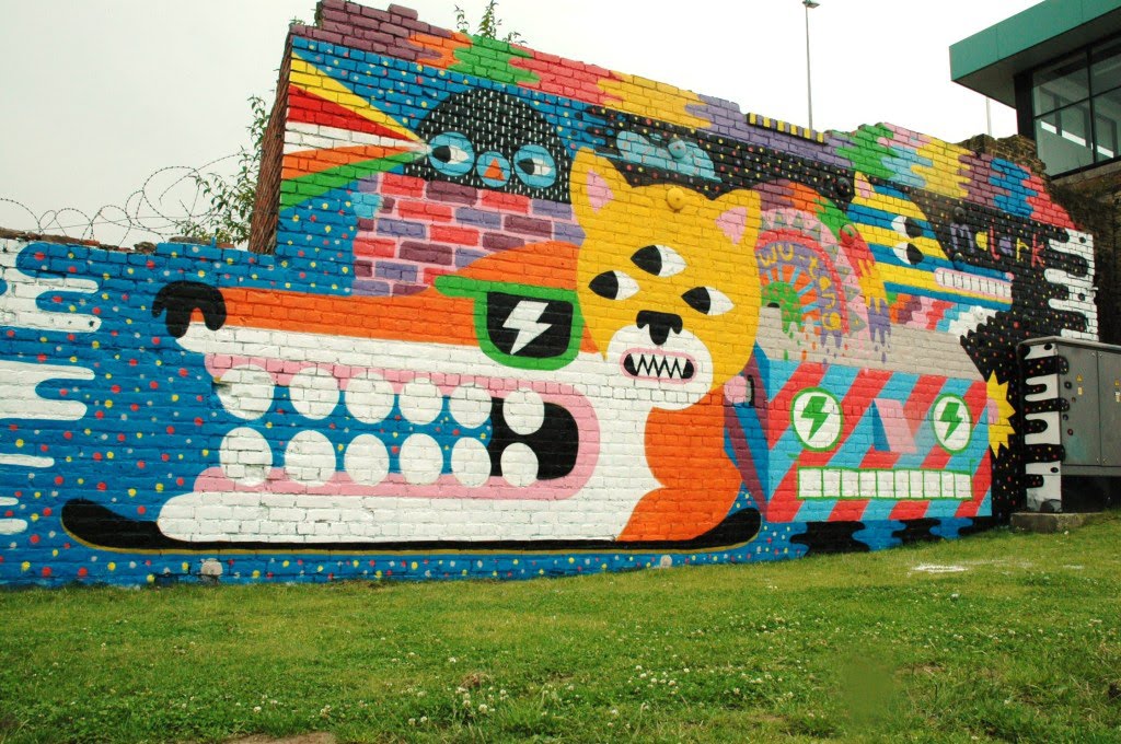 Malarky hits Newcastle Hookedblog Street Art from London and beyond