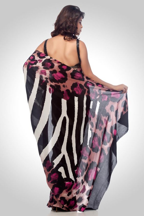 Saree Blouse Designs Unleash the Animal within Super Trendy Animal