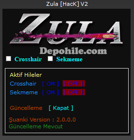 ZULA Sekmeme,Crosshair v2.0 Hilesi Şubat 2018 - Yeni