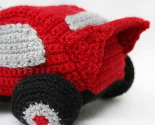 Spoiler macchina Cars amigurumi