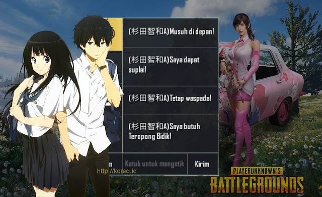 Save Game Anime Voice Quick Chat Pubg Mobile