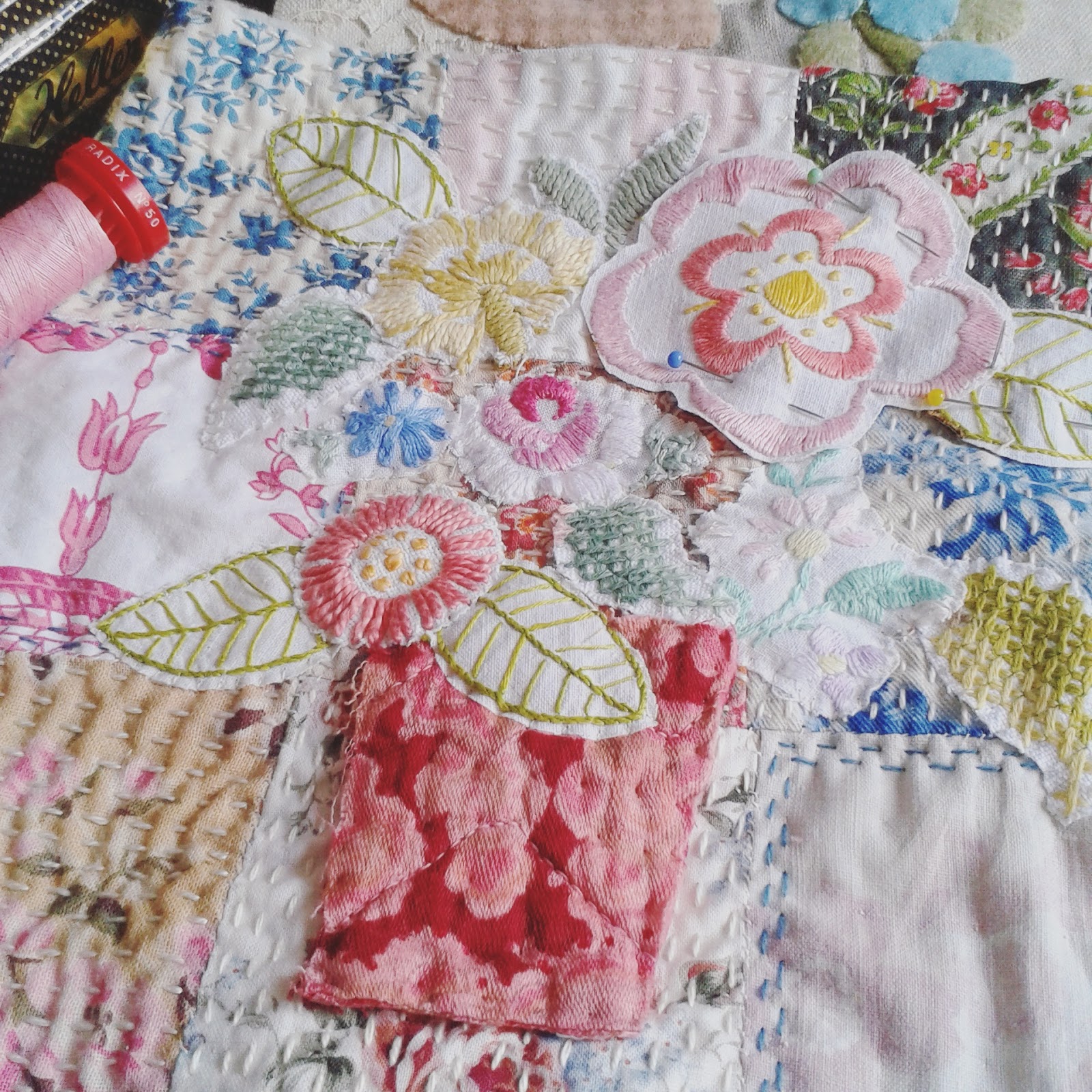 Roxy Creations Fabric wall art finally finished!