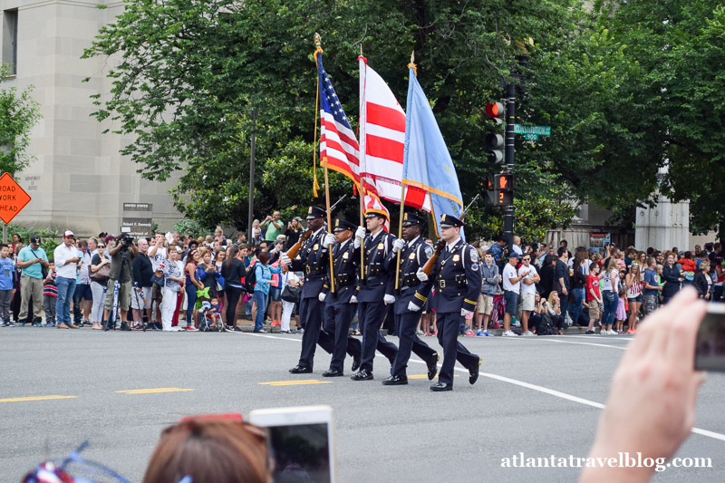 Parade in Washington, DC on July 4
