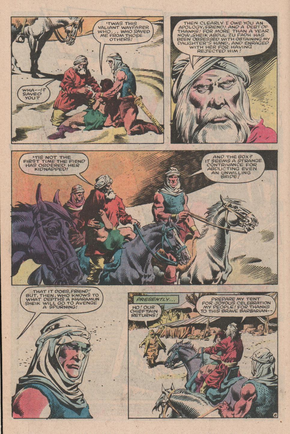 Read online Conan the Barbarian (1970) comic -  Issue #158 - 7