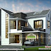 2814 square feet 4 bedroom modern mixed roof home