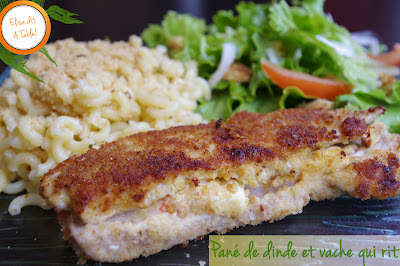 Cordon bleu maison: dinde et vache qui rit