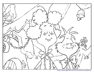 Grinch coloring pages Squid Army