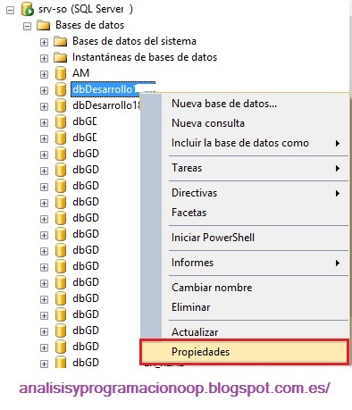 Análisis y Programación: Creación y modificación de bases de datos SQL ...