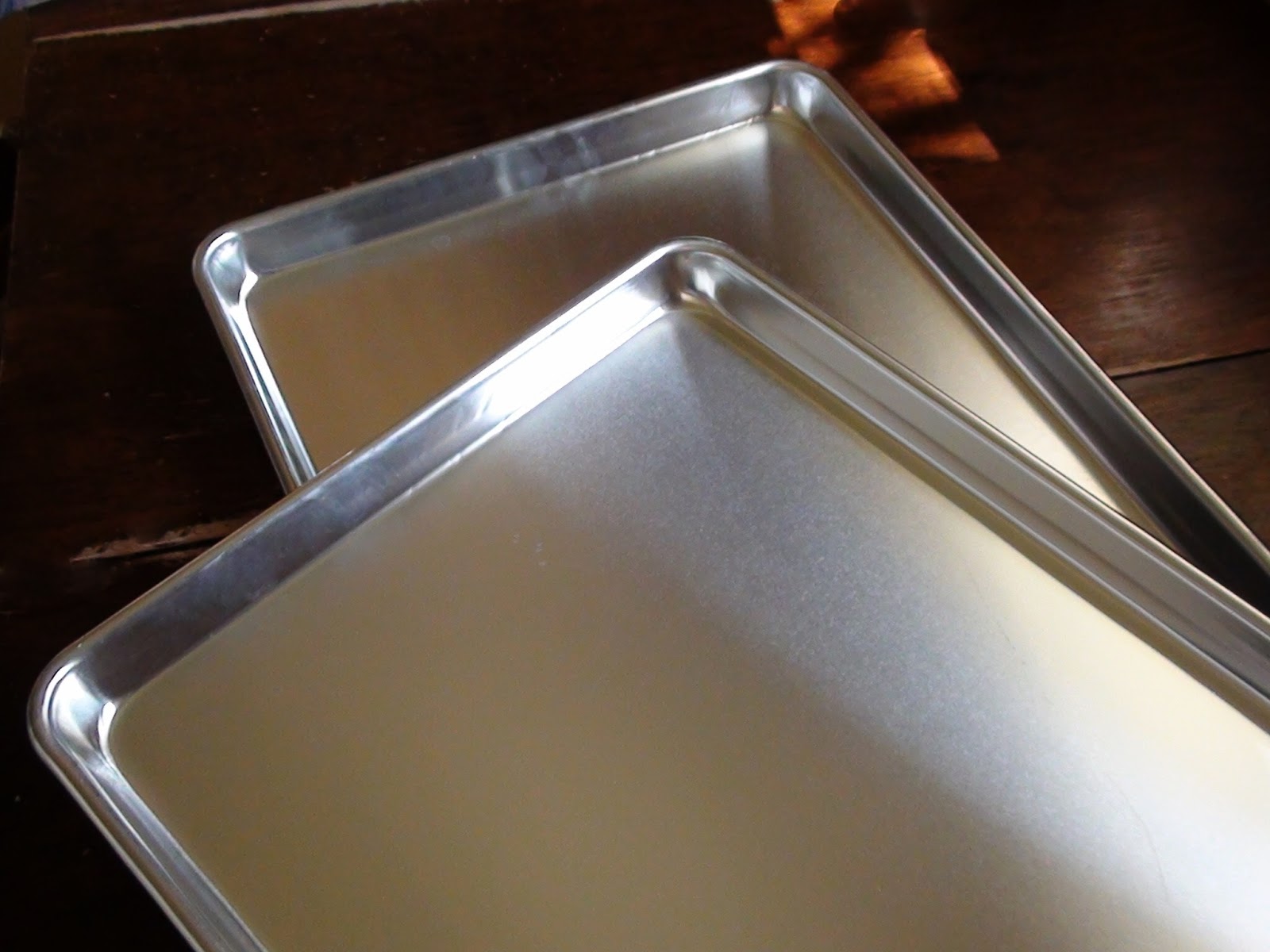 Silver Aluminium Cake Mould Pan Heavy Baking Tin